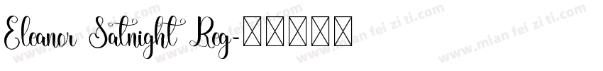 Eleanor Satnight Reg字体转换